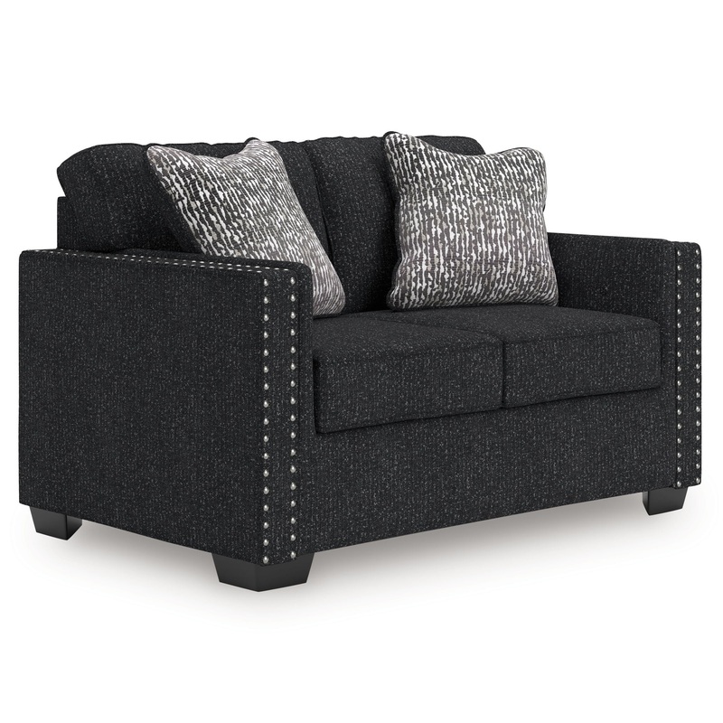 Jasmine Peaks – Loveseat – Coal