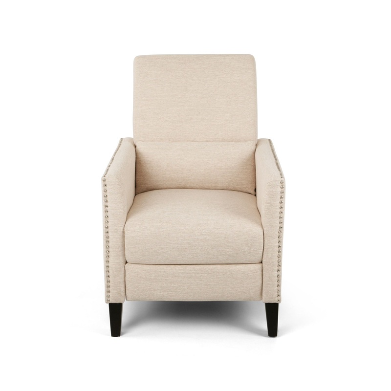 Kiersten – Contemporary Fabric Pushback Recliner