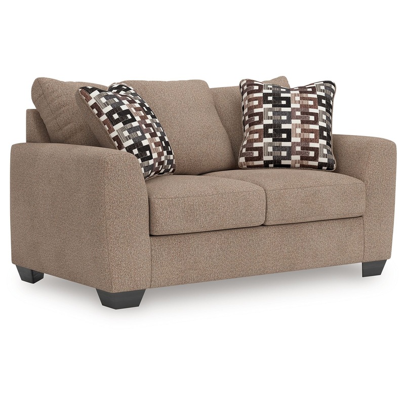 Triston-Peaks – Loveseat – Suede