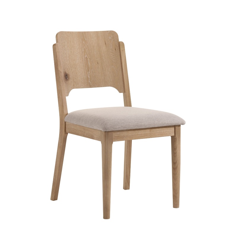 Arden – Side Chair (Set of 2) – Light Brown / Gray