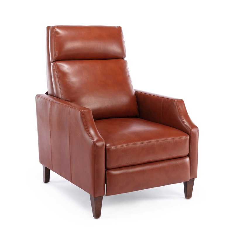 Biscoe – Push Back Recliner|Light Brown