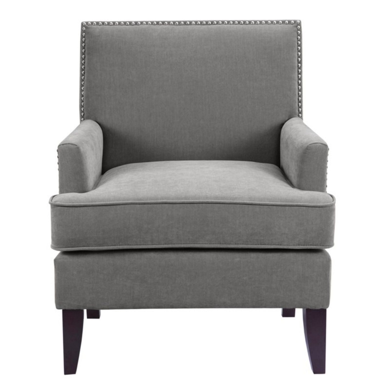 Colton – Track Arm Club Chair With Nailhead Trim