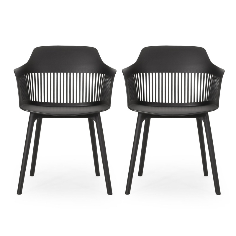 Dahlia – Chair (Set of 2)|Black