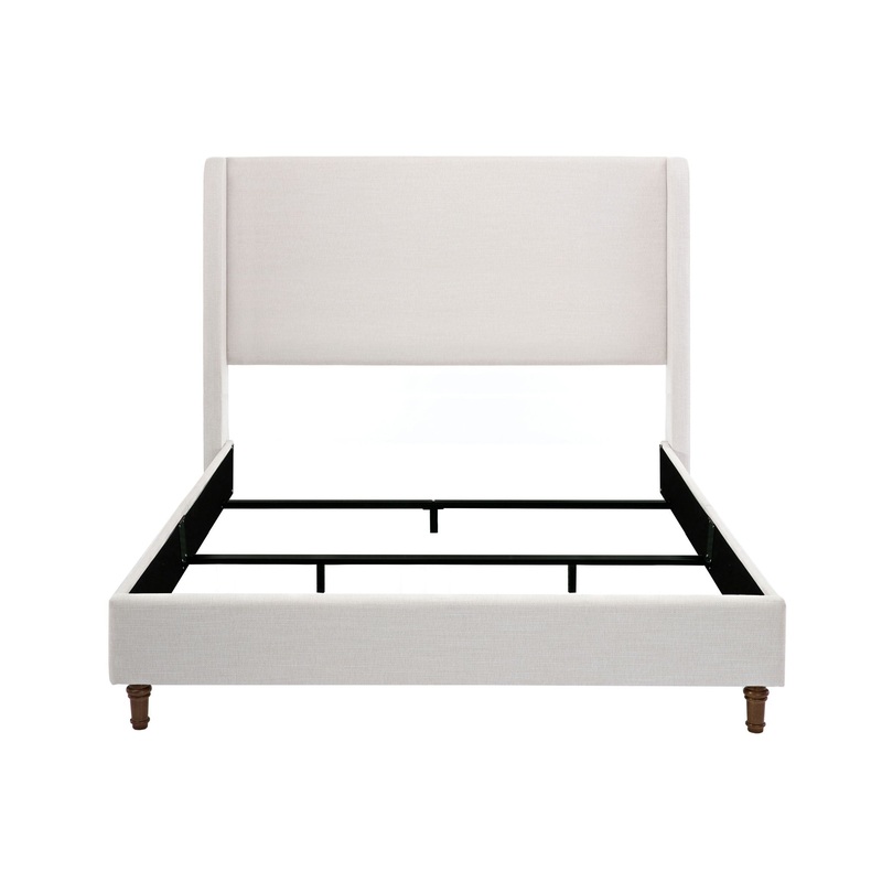 Hayden – Upholstered Wingback Bed With Tall Headboard