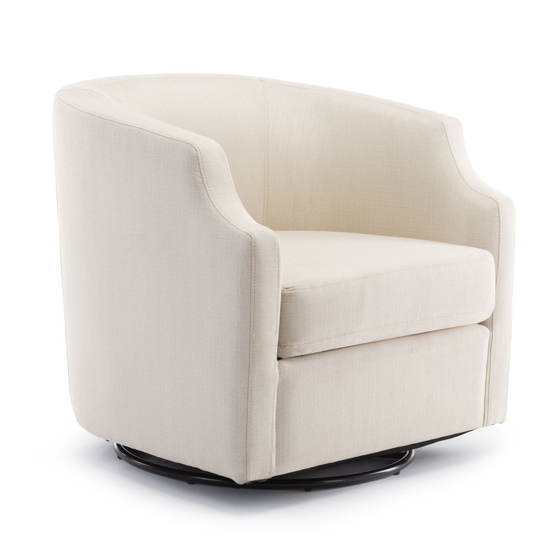 Isabelle – Swivel Glider Barrel Chair