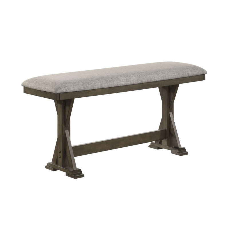 Lloyd – Counter Height Bench – Brown