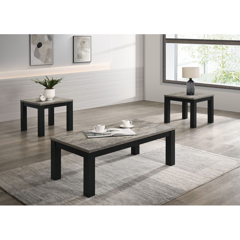 Theo – 3 Piece Cocktail Set – Concrete / Black