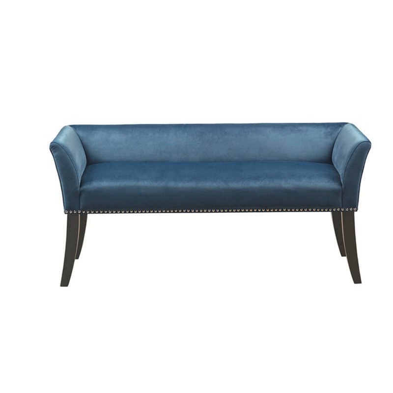 Welburn – Upholstered Bench|Light Blue|Beige|Blue