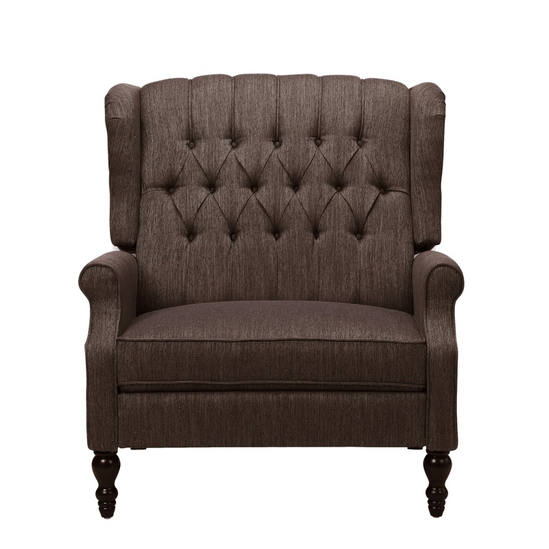 Dunham – Contemporary Fabric Tufted Oversized Pushback Recliner