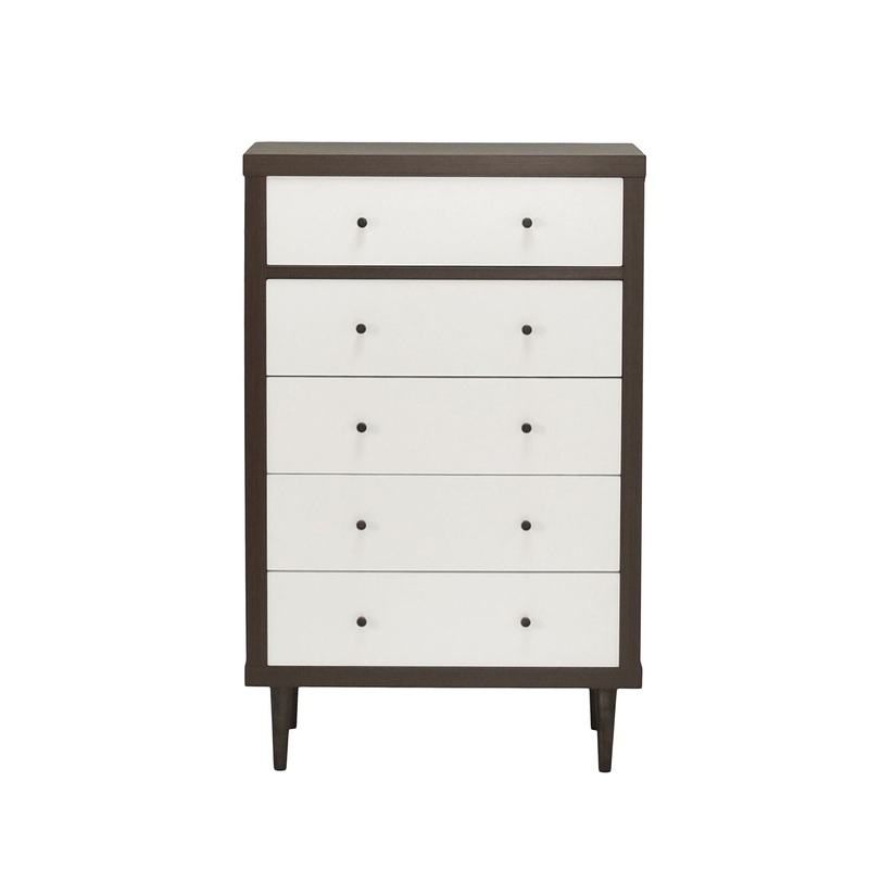 Nystrom – Mid Century Modern 5 Drawer Dresse