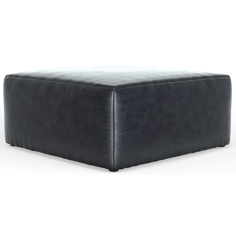 Remington – Cocktail Ottoman|Slate|Pine