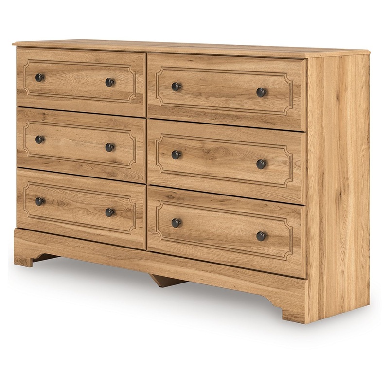 Aleaport – Dresser|Light Brown|Dressers|Dresser & Mirror