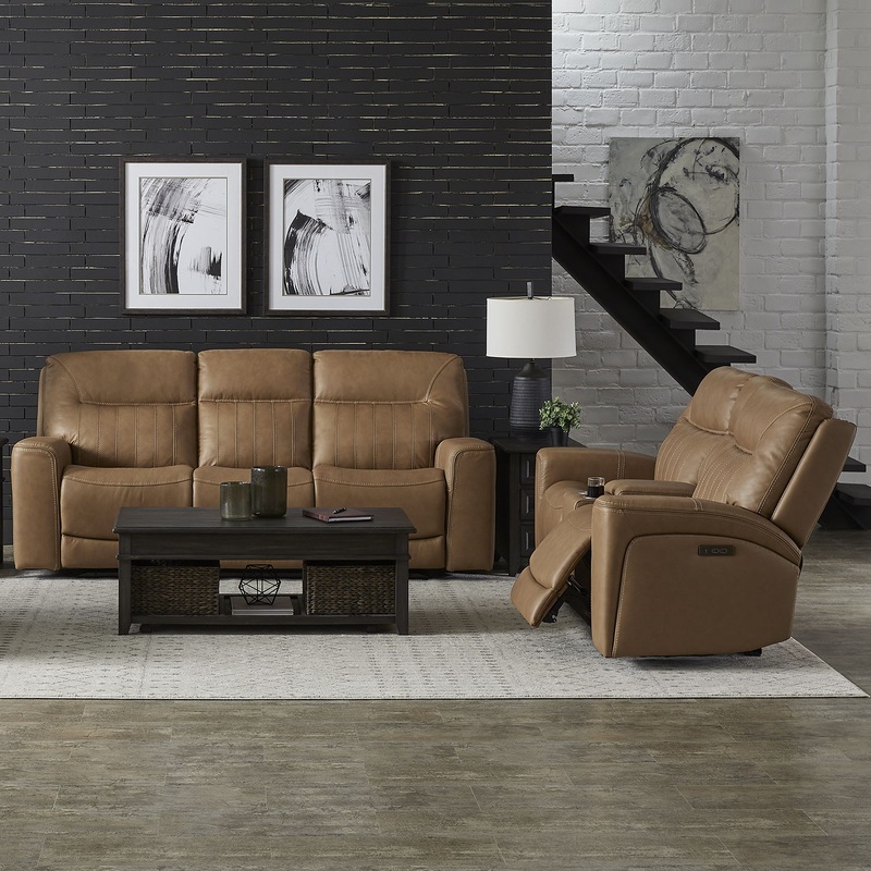 Bennett – Reclining Sofa Set|Light Brown|2 Pc. Sofa, Recliner|3 Pc. Sofa, Loveseat, Recliner|2 Pc. Sofa, Loveseat