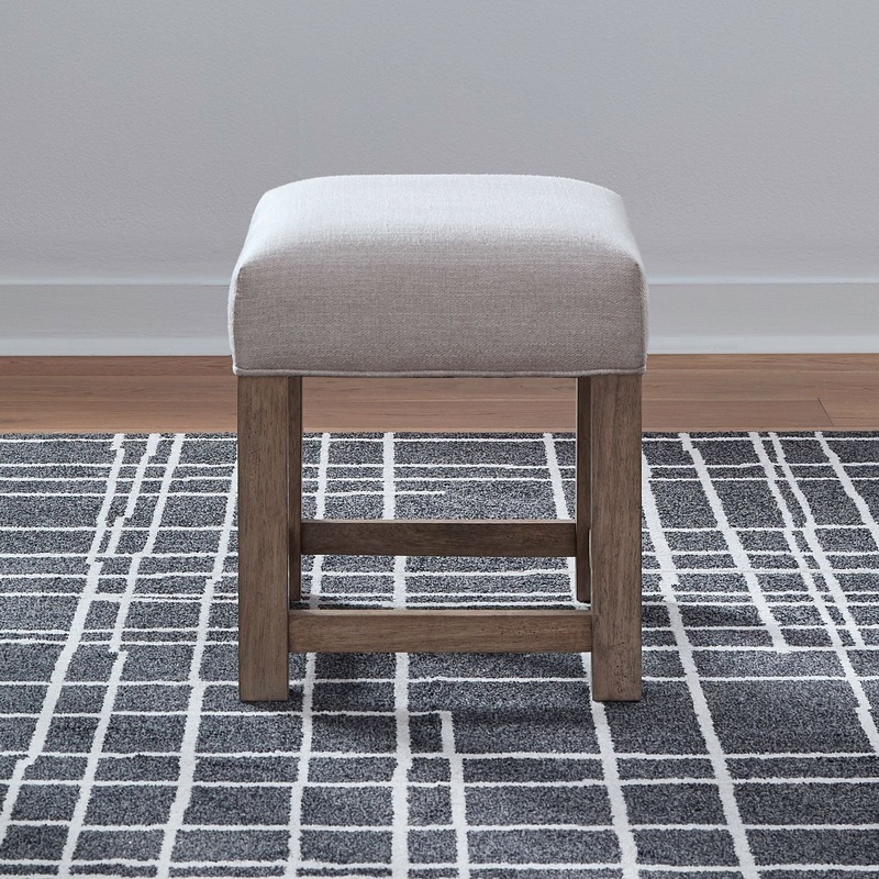 Corso – Upholstered Console Stool – Brown