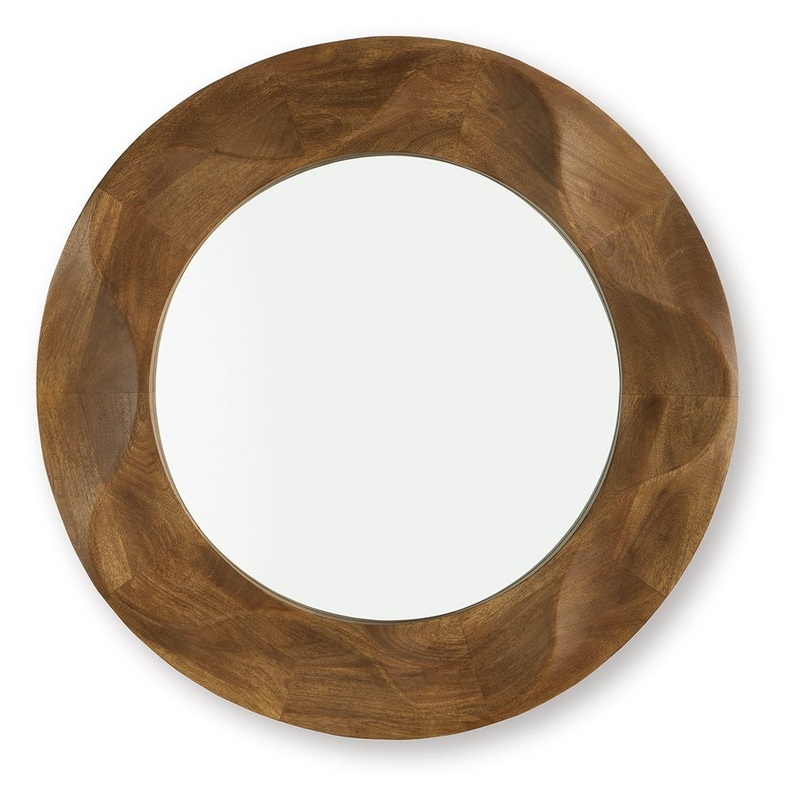 Aajon – Accent Mirror – Brown