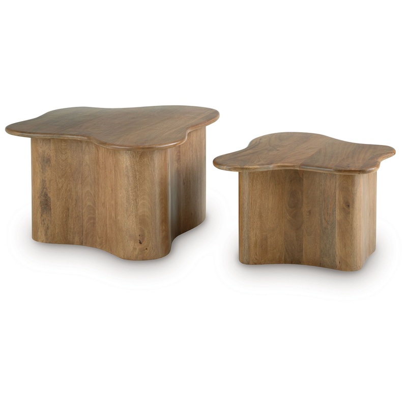 Abeford – Accent Cocktail Table (Set of 2) – Brown