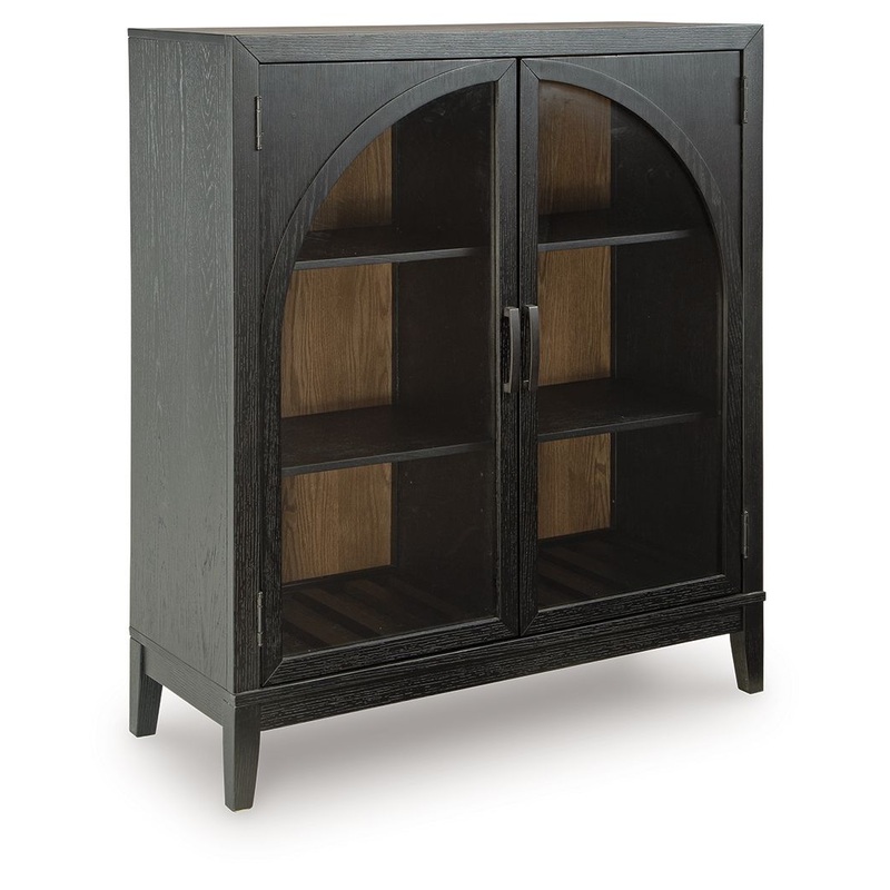 Armenleigh – Bar Cabinet – Black / Brown