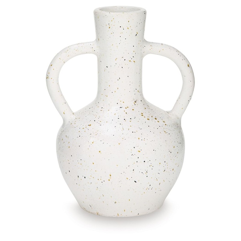 Dallinworth – Vase|White|10″W x 8″D x 13″H|12″W x 10″D x 16″H