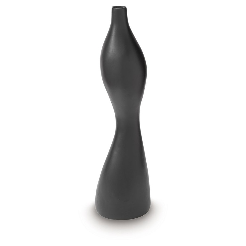 Judsen – Vase|Black|5″W x 5″D x 18″H|6″W x 5″D x 22″H