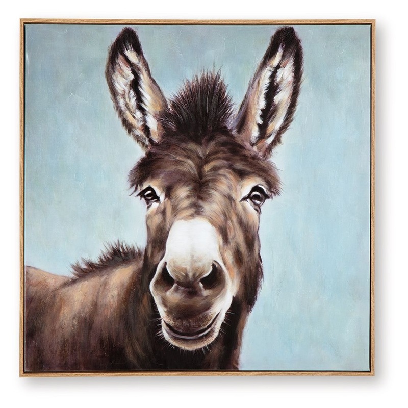 Landerton – Wall Art – Brown / Blue / White