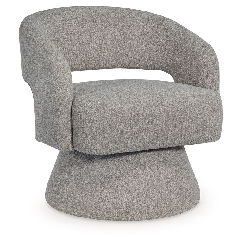 Nashkins – Swivel Accent Chair – Pebble