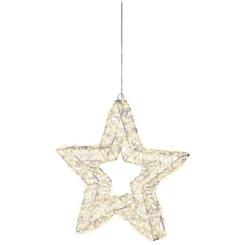 500 LED METAL STAR LIGHT 38CM
