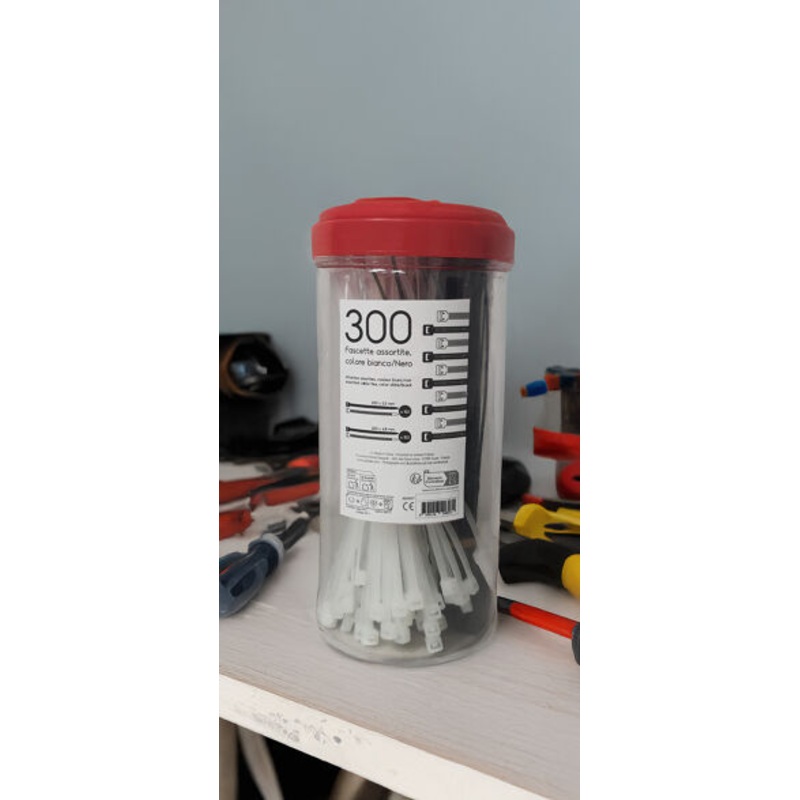 Black and White Cable Ties with assor sizes