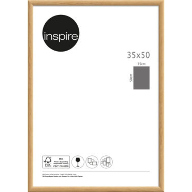 BOMBERINO FRAME 35X50 CM OAK WOOD