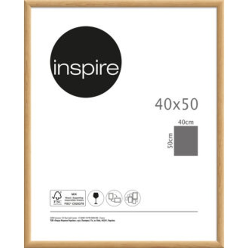 BOMBERINO FRAME 40X50 CM OAK WOOD