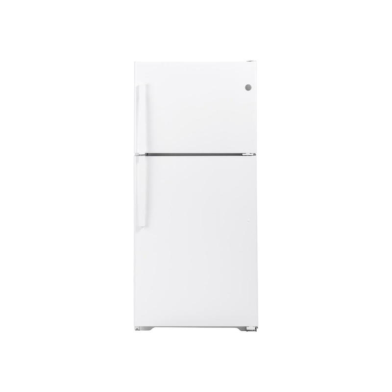 GE 21.9 Cubic Foot Top Mount Refrigerator – White