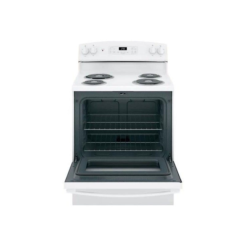 GE 30 Freestanding Electric Range With 4 Coil Elements – White