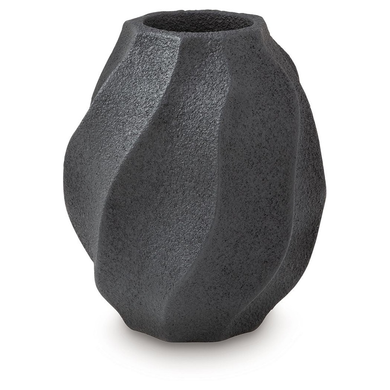 Judworth – Vase|Black|10″W x 10″D x 12″H|13″W x 13″D x 18″H