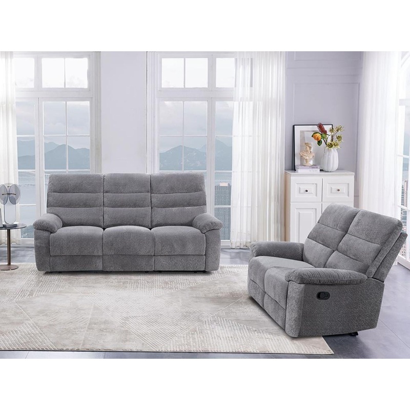 Manwah Manual Loveseat Cozy – Gunmetal