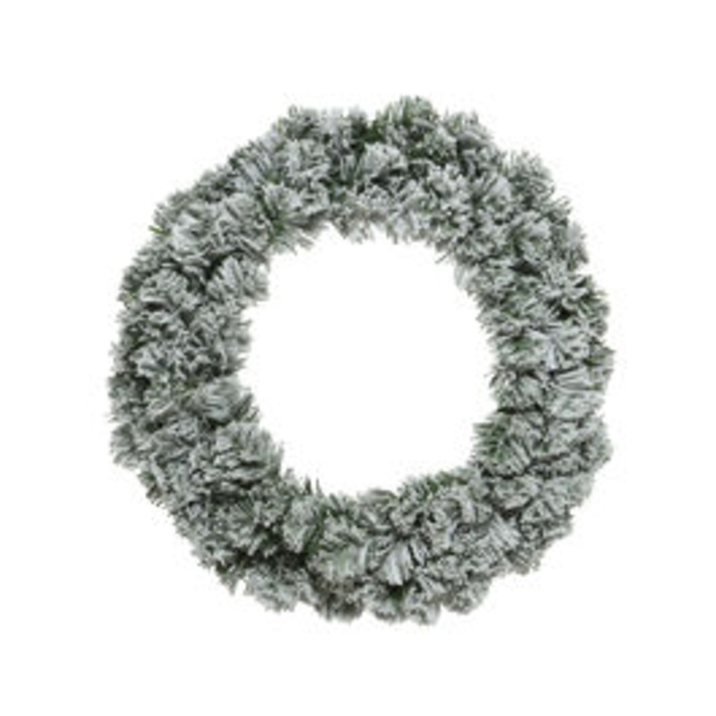 SNOWY WREATH DIAM. 50CM