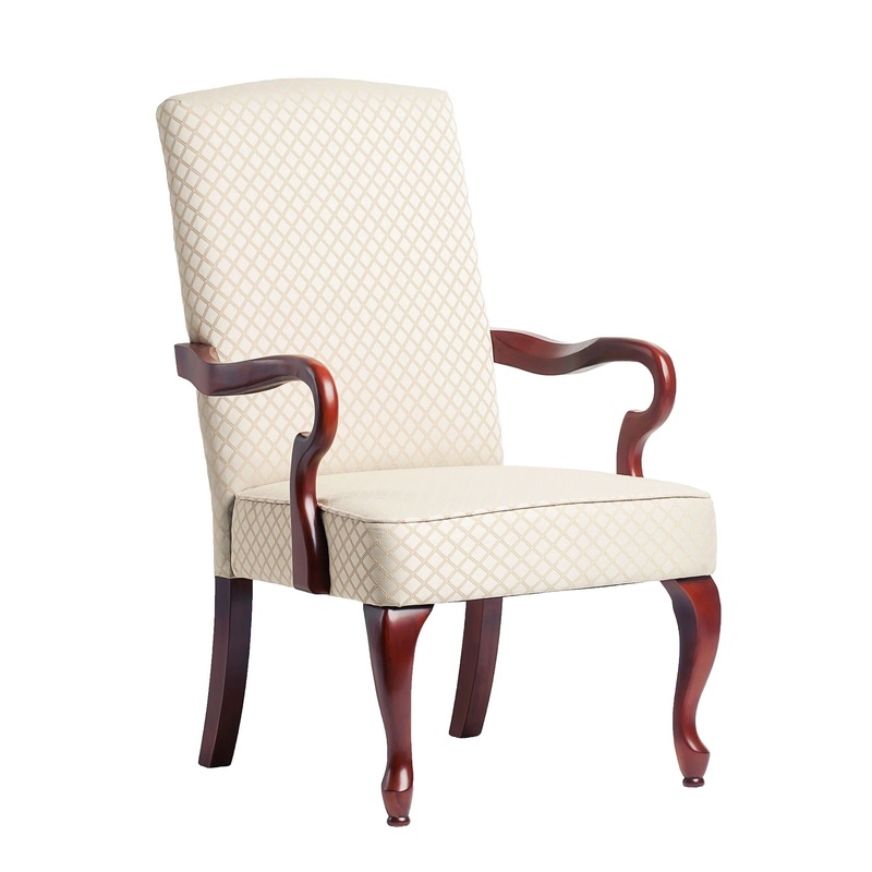 Delaney – Elegant Gooseneck Arm Chair With High Back