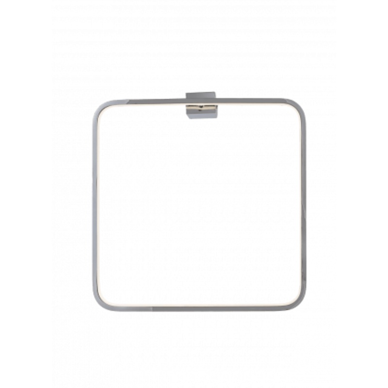 BARBY CHROME BATHROOM FLOOR LIGHTING 40x40CM LED 14,5W NATURAL LIGHT IP44