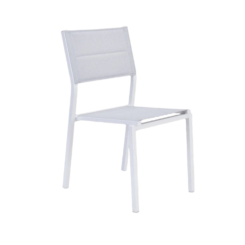 NATERIAL ORION BETA II ALUMINIUM TEXTILENE WHITE CHAIR