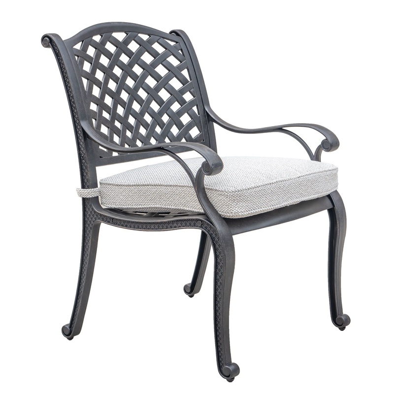 Outdoor Dining Chair With Cushion – Sandstorm