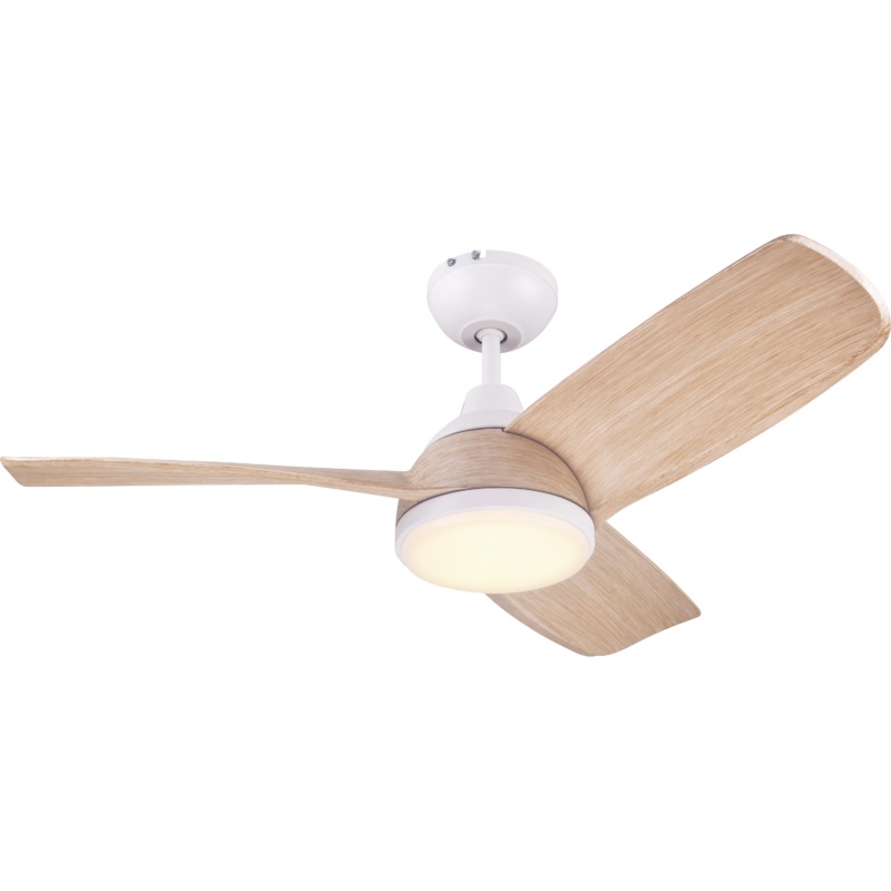 CHERCH WOOD EFFECT CEILING FAN D107 CM LED 28W 2200LM CCT DIMMABLE 3 BLADES