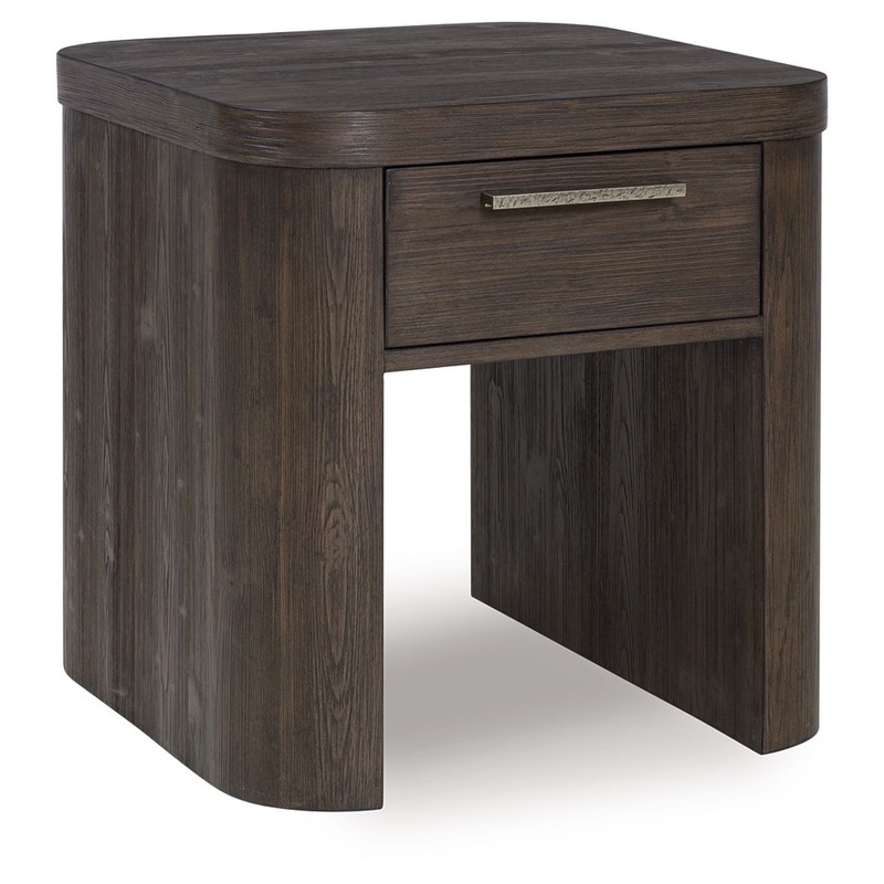 Neo – Square End Table – Rich Brown