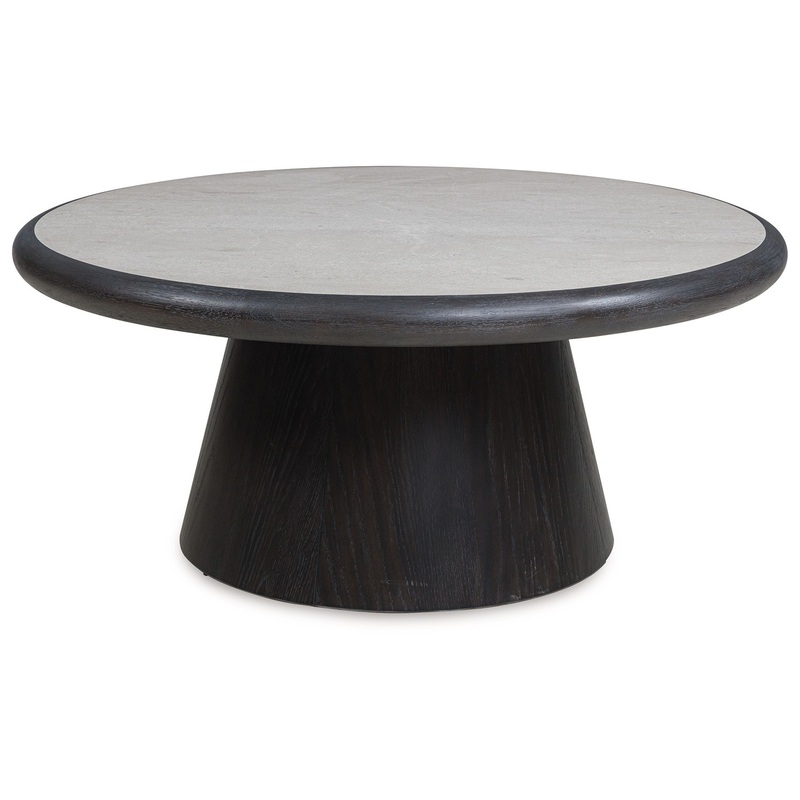 Bracken – Round Cocktail Table – French Black
