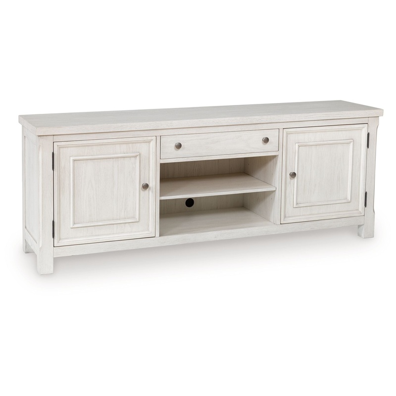 Robbinsdale – Extra Large TV Stand – Antique White