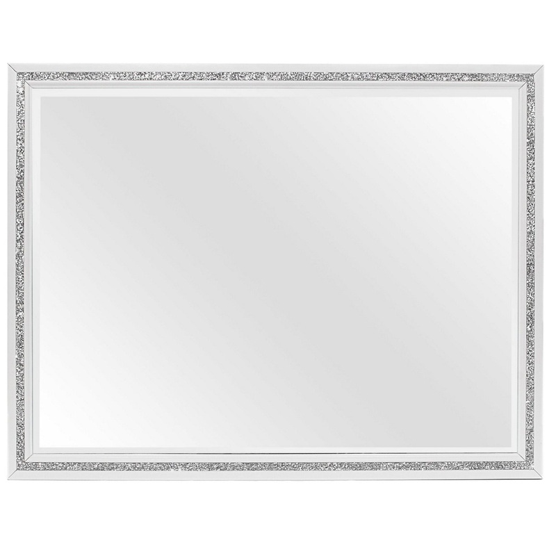 Almera – Glitter Mirror – White