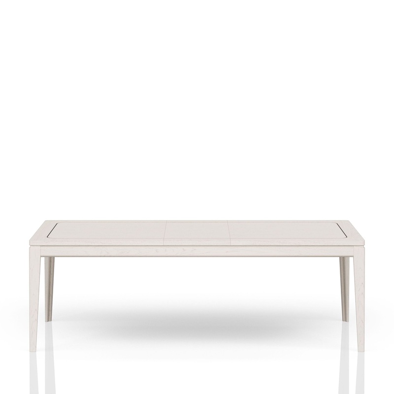 Expandable Dining Table – Vanilla White