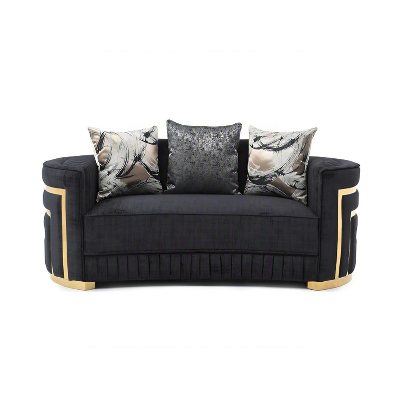 Soledad – Loveseat – Black