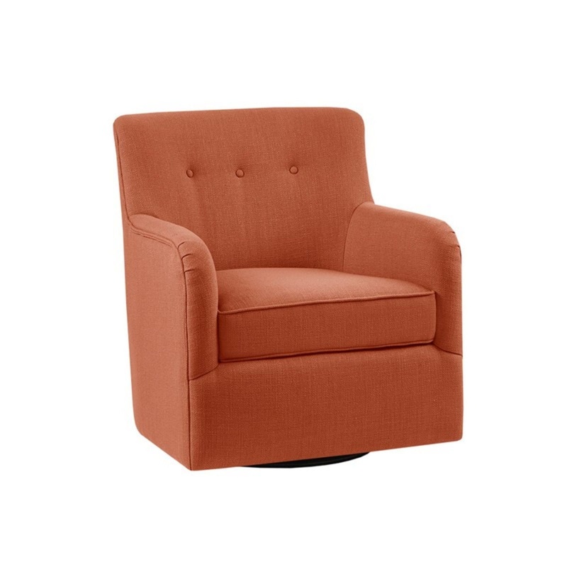 Adele – Swivel Chair With Button Tufted Back