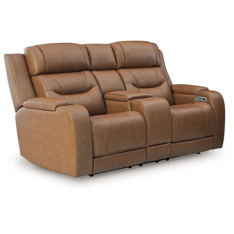 Knightington – Power Reclining Loveseat With Audio Seating