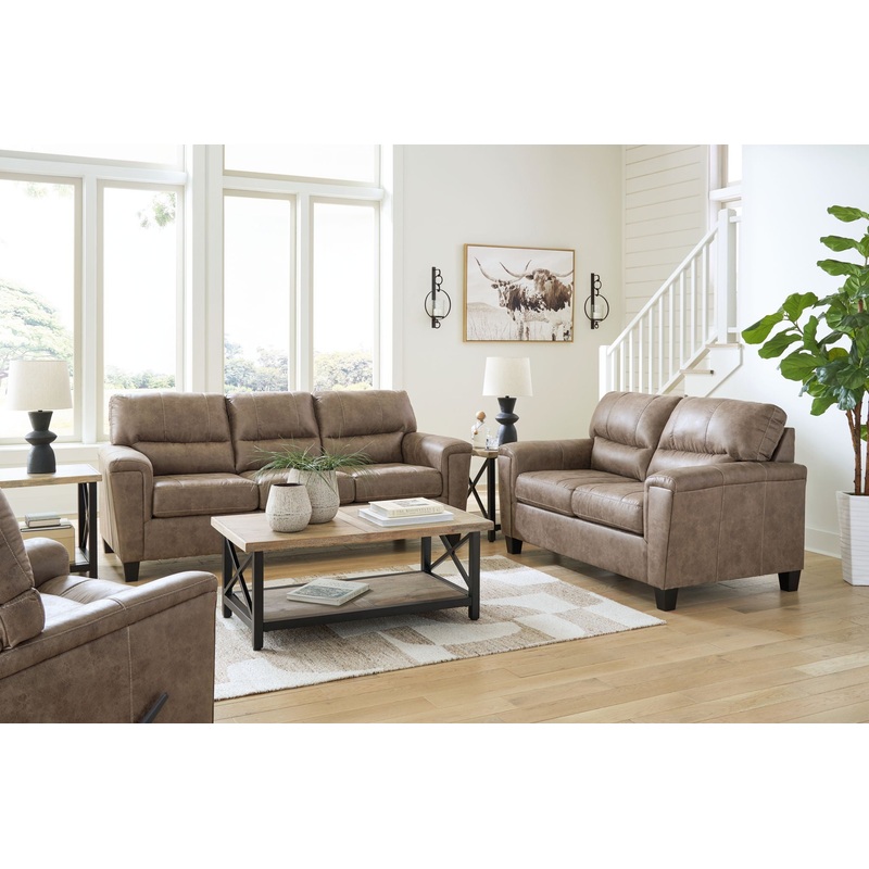 Navi – 3 Pc. – Sofa, Loveseat, Rocker Recliner – Fossil