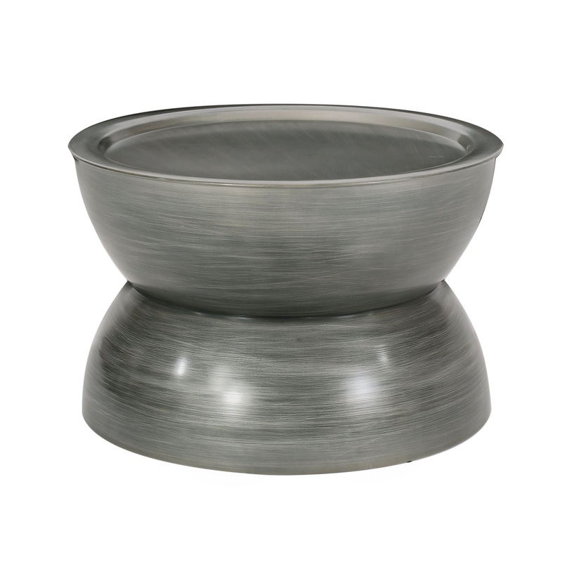 Sparling – Modern Iron Hourglass Coffee Table