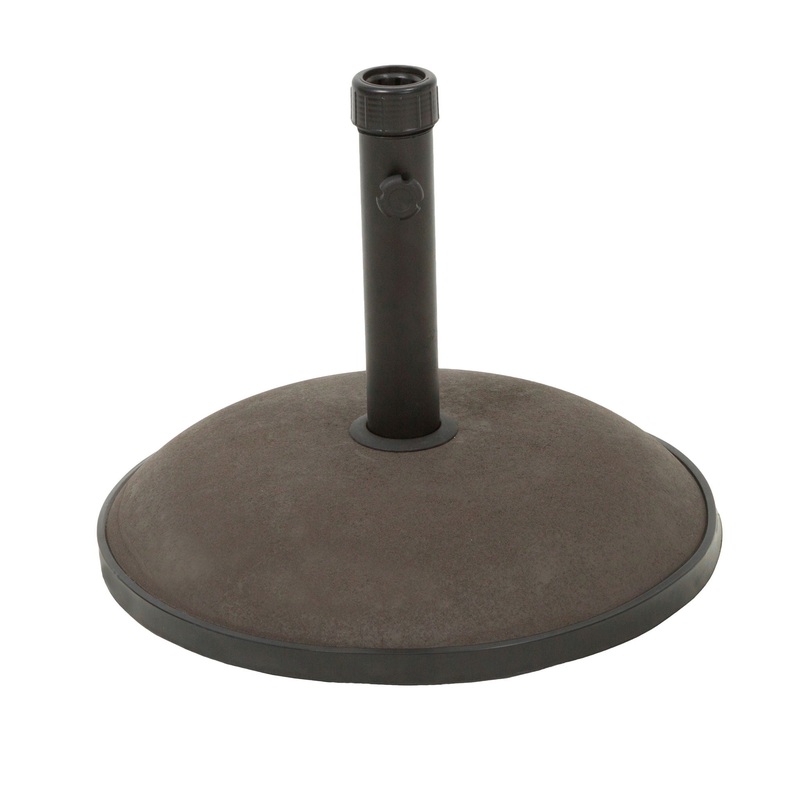 Holder Round Umbrella Base 33 Lbs Concrete – Brown